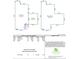 Outline of first and second floor plans showing dimensions and square footage of living spaces and garage at 13929 Tilesford Ln, Huntersville, NC 28078