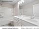 Double vanity bathroom with shower and tub combination at 204 Lake George Dr, Shelby, NC 28152