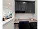Cozy home office nook with built-in cabinets and granite countertop at 208 Waterlynn Ridge Rd # B, Mooresville, NC 28117