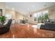 Bright dining area with hardwood floors and large windows at 1825 Smyre Farm Rd, Newton, NC 28658