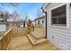 Outdoor deck built onto the exterior of the home at 27 Sw Barbee Rd, Concord, NC 28027