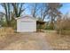 Garage exterior with partial lean-to at 27 Sw Barbee Rd, Concord, NC 28027