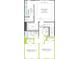 Upstairs floorplan featuring a primary suite, laundry room, and two additional bedrooms at 7940 Cedarsmith Ct, Charlotte, NC 28217