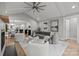Spacious living room features a cozy seating area and hardwood floors at 1320 Brook Rd, Charlotte, NC 28205