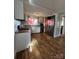 Modern kitchen featuring stainless steel appliances, ample counter space, and plenty of cabinet storage at 2100 Temple St, Kannapolis, NC 28081