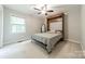 This is a bedroom with carpet featuring a murphy bed at 2109 Rock Springs Cir, Denver, NC 28037