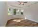 Bedroom featuring new wood-look flooring, a ceiling fan, and an abundance of natural light at 4265 Candlewood Dr, Sherrills Ford, NC 28673