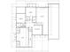 Detailed second-floor floorplan featuring 3 bedrooms, 1 bath, loft and storage at 4265 Candlewood Dr, Sherrills Ford, NC 28673