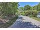 Quiet street leading to the house, surrounded by lush green trees and clear sky at 4265 Candlewood Dr, Sherrills Ford, NC 28673