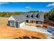 Aerial view of a new construction home with a large backyard at 636 Edwards Rd, Fort Lawn, SC 29714