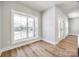 Bright breakfast room with hardwood floors and access to backyard at 636 Edwards Rd, Fort Lawn, SC 29714