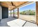 Screened porch with wooden ceiling and tranquil wooded views at 636 Edwards Rd, Fort Lawn, SC 29714
