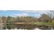 Panoramic view of a pond and gazebo at 100 Steffey Ln, Taylorsville, NC 28681