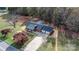 Aerial view of a ranch home and its surrounding landscape at 1485 Nc Hwy 16 N Hwy, Taylorsville, NC 28681