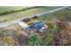 Aerial view of ranch home with large yard, showcasing its country setting and convenient road access at 1485 Nc Hwy 16 N Hwy, Taylorsville, NC 28681