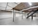 Unfinished basement with high ceilings and ample storage space at 1485 Nc Hwy 16 N Hwy, Taylorsville, NC 28681