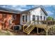 Deck with access from the house and a view of the backyard at 1485 Nc Hwy 16 N Hwy, Taylorsville, NC 28681