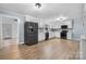 Modern kitchen with stainless steel appliances and white shaker cabinets at 1485 Nc Hwy 16 N Hwy, Taylorsville, NC 28681