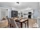 Renovated kitchen with stainless steel appliances and dining area at 1485 Nc Hwy 16 N Hwy, Taylorsville, NC 28681