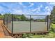 Community tennis courts with chain link fence at 201 Riverview Ter, Lake Wylie, SC 29710