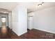 Bright hallway features modern lighting, wood-look floors, and neutral paint at 1106 Chandler Dr, Rock Hill, SC 29732