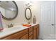 Double vanity bathroom with updated fixtures and mirrors at 1835 Fairlawn Ct, Rock Hill, SC 29732