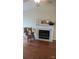 Living room featuring a fireplace and hardwood floors at 1835 Fairlawn Ct, Rock Hill, SC 29732