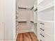Well-organized closet with custom shelving, hanging rods, and built-in drawers at 4271 Candlewood Dr, Sherrills Ford, NC 28673