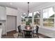 Eat-in kitchen dining area with windows, natural light, and a round table at 4271 Candlewood Dr, Sherrills Ford, NC 28673