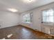 Dining area with tile floor and view to backyard at 7101 Ridgebrook Dr, Charlotte, NC 28210