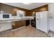 Galley kitchen with updated countertops at 7101 Ridgebrook Dr, Charlotte, NC 28210