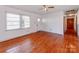 Living room with hardwood floors and lots of natural light at 7101 Ridgebrook Dr, Charlotte, NC 28210