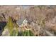 Aerial view of house with backyard and trees near lake at 5752 Natoma Rd, Lake Wylie, SC 29710