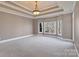 Bright bedroom with bay window, carpeting, and neutral wall colors at 5752 Natoma Rd, Lake Wylie, SC 29710