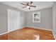 Spacious bedroom with hardwood floors and double door closet at 130 Island Park Ln, Statesville, NC 28625