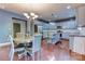 Stylish eat-in kitchen featuring modern stainless steel appliances and island at 3848 Burnage Hall Rd, Harrisburg, NC 28075