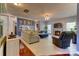 Inviting living room featuring a cozy fireplace and stylish furnishings at 3848 Burnage Hall Rd, Harrisburg, NC 28075