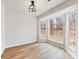 Bright living room featuring hardwood floors and a bay window with great natural light at 10519 Brawley Ln, Charlotte, NC 28215