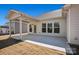 The home's covered back patio area with a view of the backyard at 1074 Kinship Dr # 110, Lancaster, SC 29720