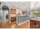 Lovely kitchen featuring a long island, granite countertops and stainless appliances at 3853 Gordon St, Terrell, NC 28682