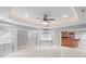Open-plan space with tile flooring, doorway to the kitchen, and recessed lighting at 3853 Gordon St, Terrell, NC 28682