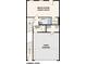 Lower level floor plan including a two-car garage and guest suite at 7112 Brookview Ln, Sherrills Ford, NC 28673