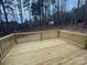 Wooden deck overlooking a wooded backyard at 403 Imperial Way # 24, Albemarle, NC 28001