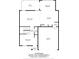 Floor plan of the first floor showing dimensions of rooms and garage at 7520 Berkeley W Rd, Denver, NC 28037