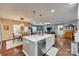 Bright kitchen with hardwood floors, stainless steel appliances, and an open layout at 1035 Crescent Moon Dr, Fort Mill, SC 29715