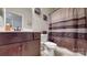 Bathroom featuring a single sink vanity, toilet, and shower with neutral color scheme at 280 Kerri Dawn Ln, Locust, NC 28097