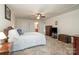 Bedroom featuring a ceiling fan and an ensuite bathroom at 284 Garnet Ct, Fort Mill, SC 29708