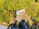 Aerial view of home surrounded by mature trees at 5320 Liberty Hill W Rd, York, SC 29745