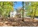 View of the backyard and wooded area surrounding the house at 5320 Liberty Hill W Rd, York, SC 29745