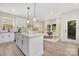 Modern kitchen with white shaker cabinets, granite countertops, and stainless steel appliances at 5723 Wallace Cabin Dr, Charlotte, NC 28212